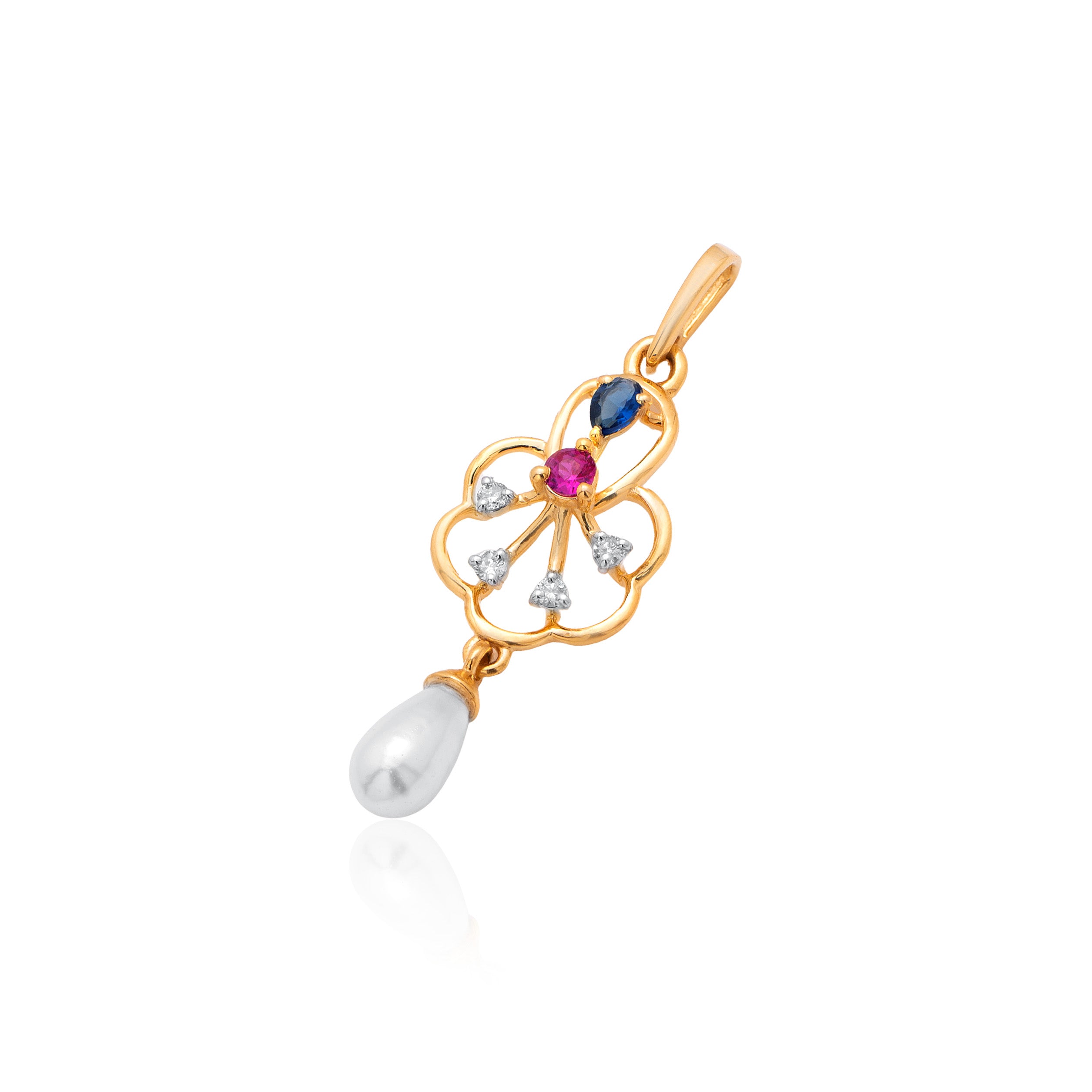 Elaris Halo Diamond Pendant