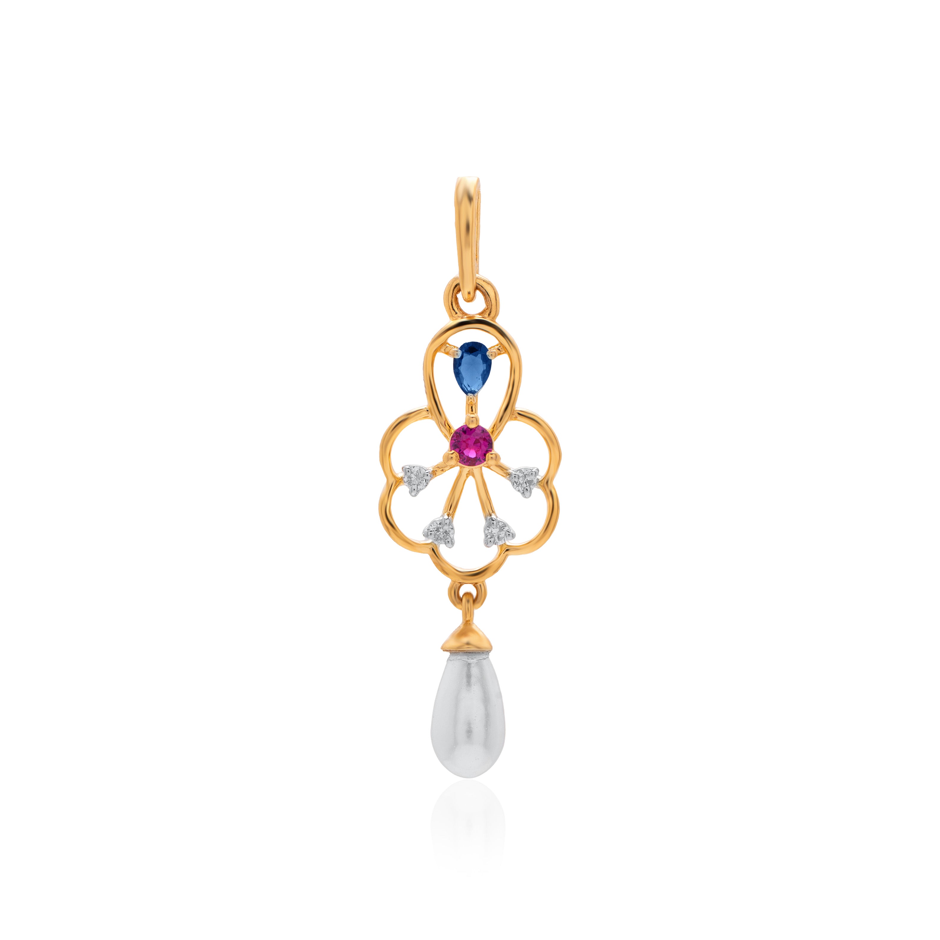 Elaris Halo Diamond Pendant