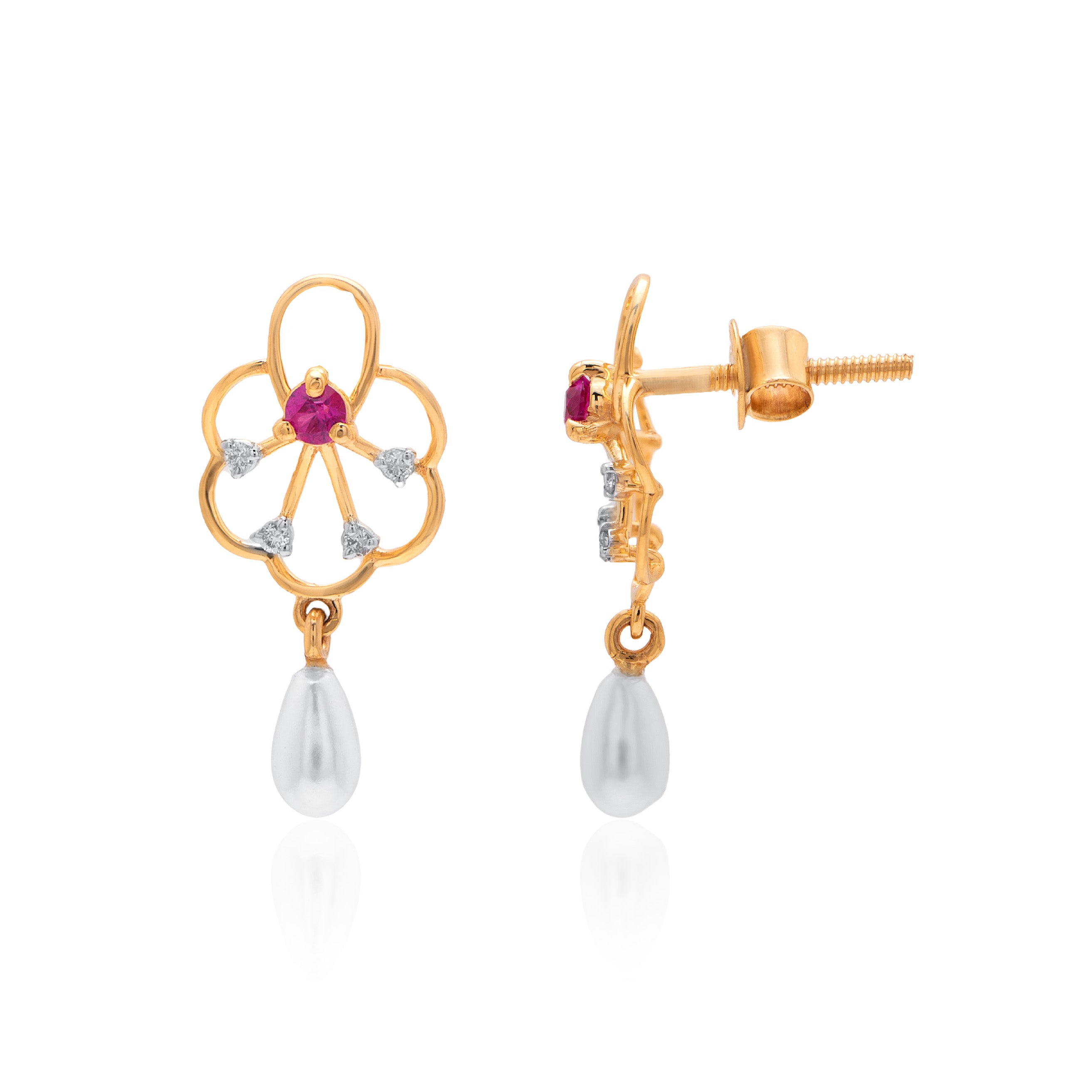 Valenne Bloom Diamond Earrings