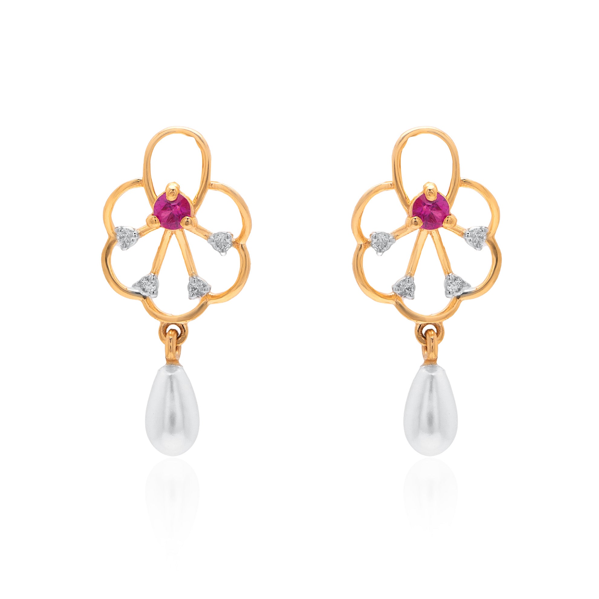 Valenne Bloom Diamond Earrings