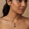 Orlina Halo Diamond Pendant
