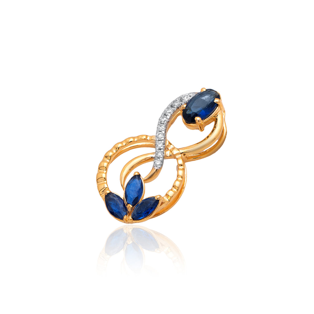 Orlina Halo Diamond Pendant