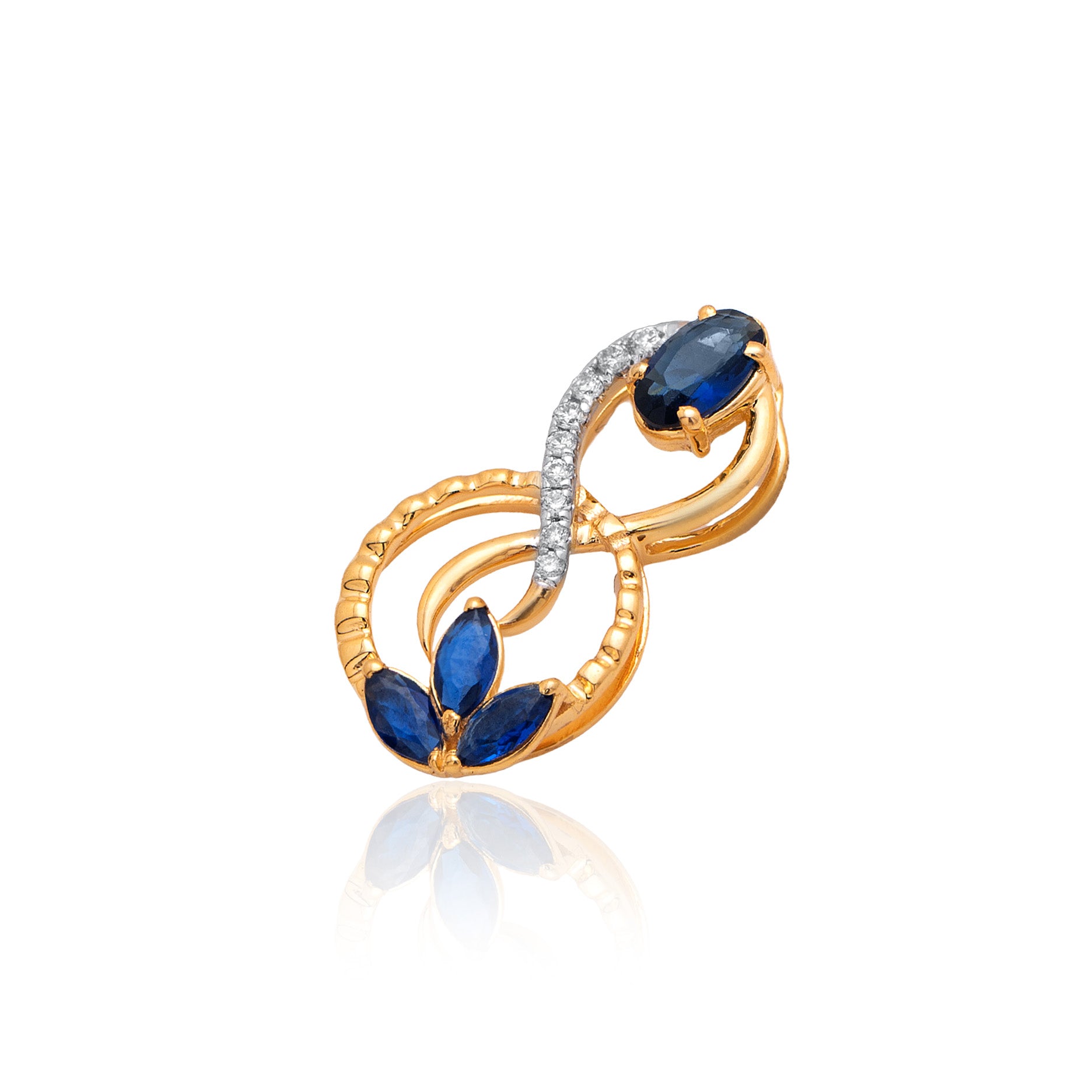 Orlina Halo Diamond Pendant