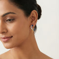 Lunessa Halo Diamond Earrings