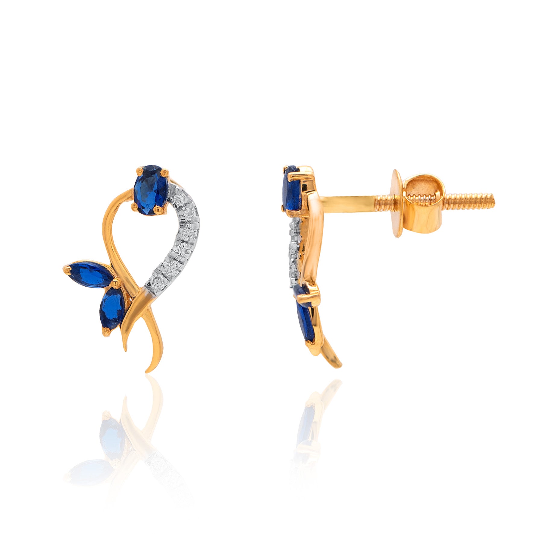 Lunessa Halo Diamond Earrings