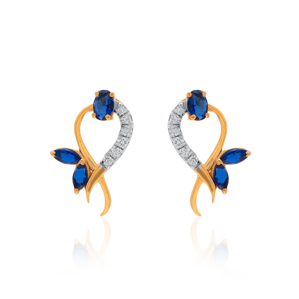 Lunessa Halo Diamond Earrings