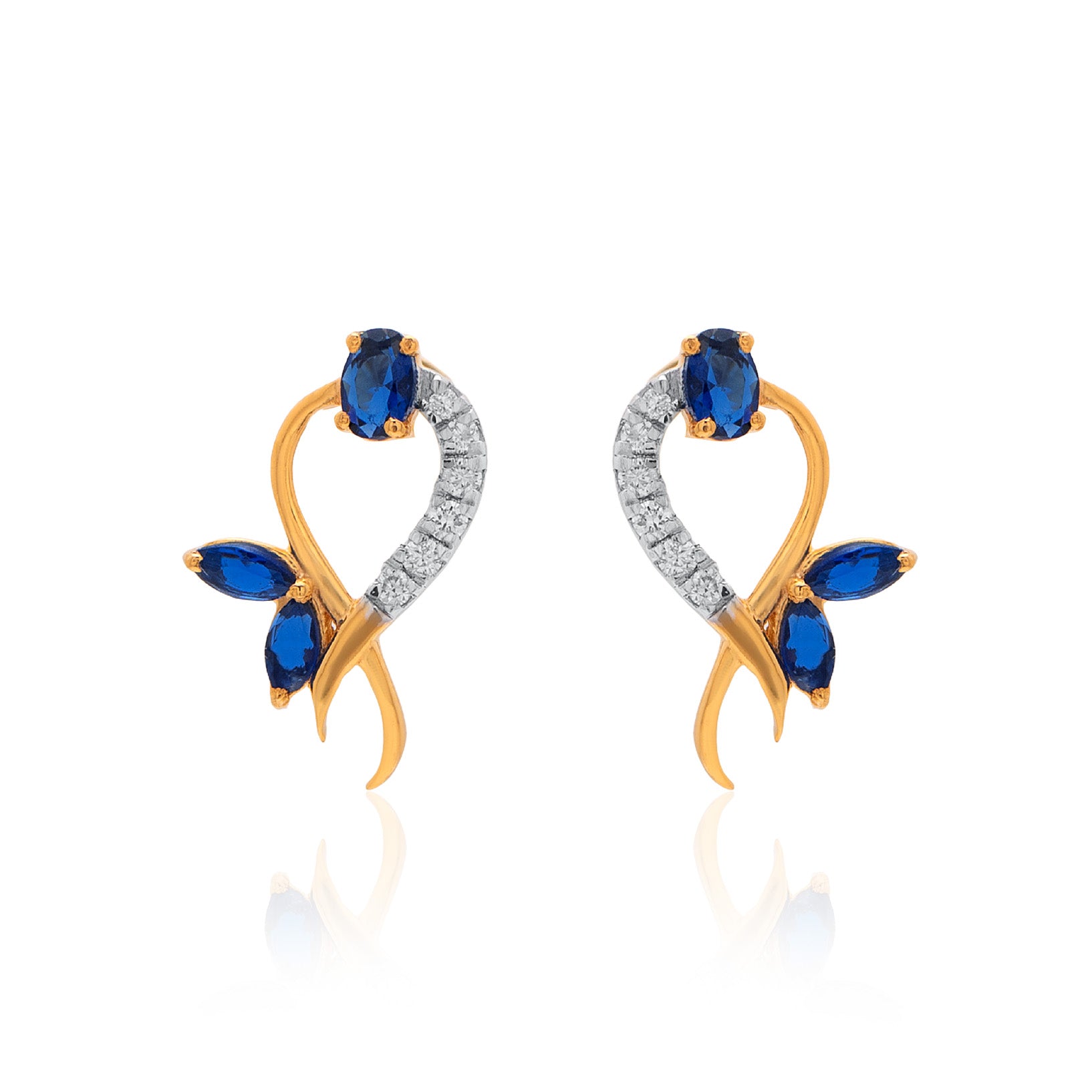Lunessa Halo Diamond Earrings