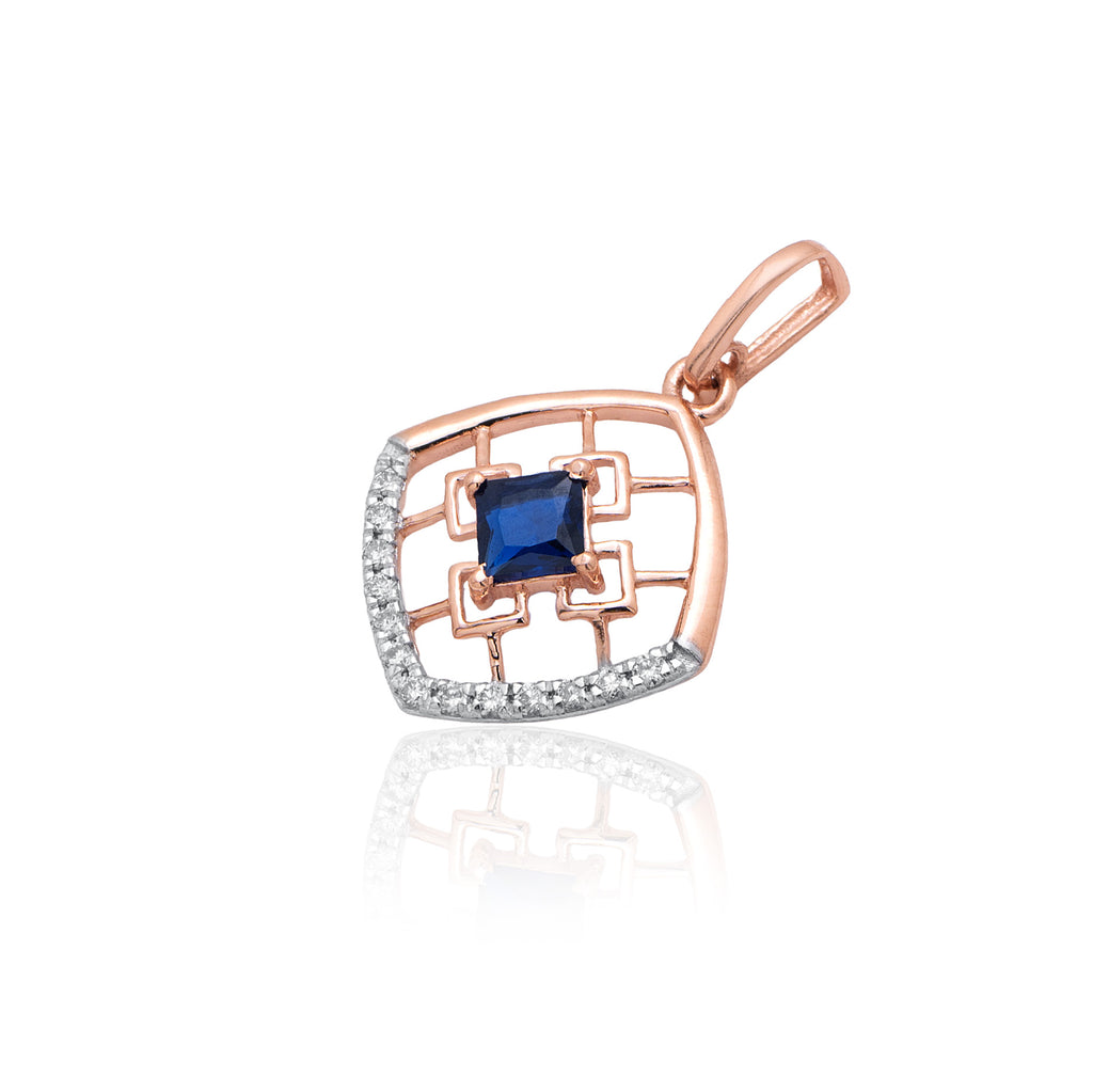 Virelle Halo Diamond Pendant