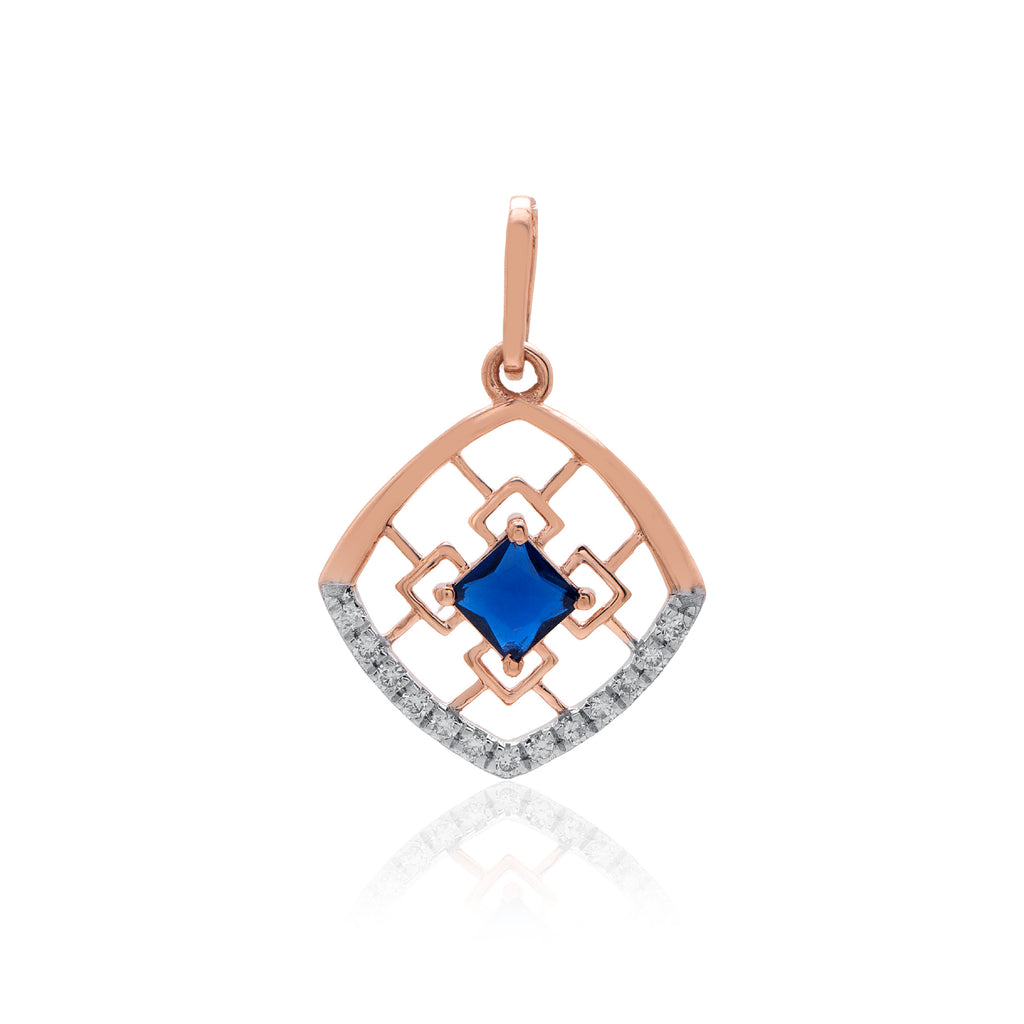 Virelle Halo Diamond Pendant