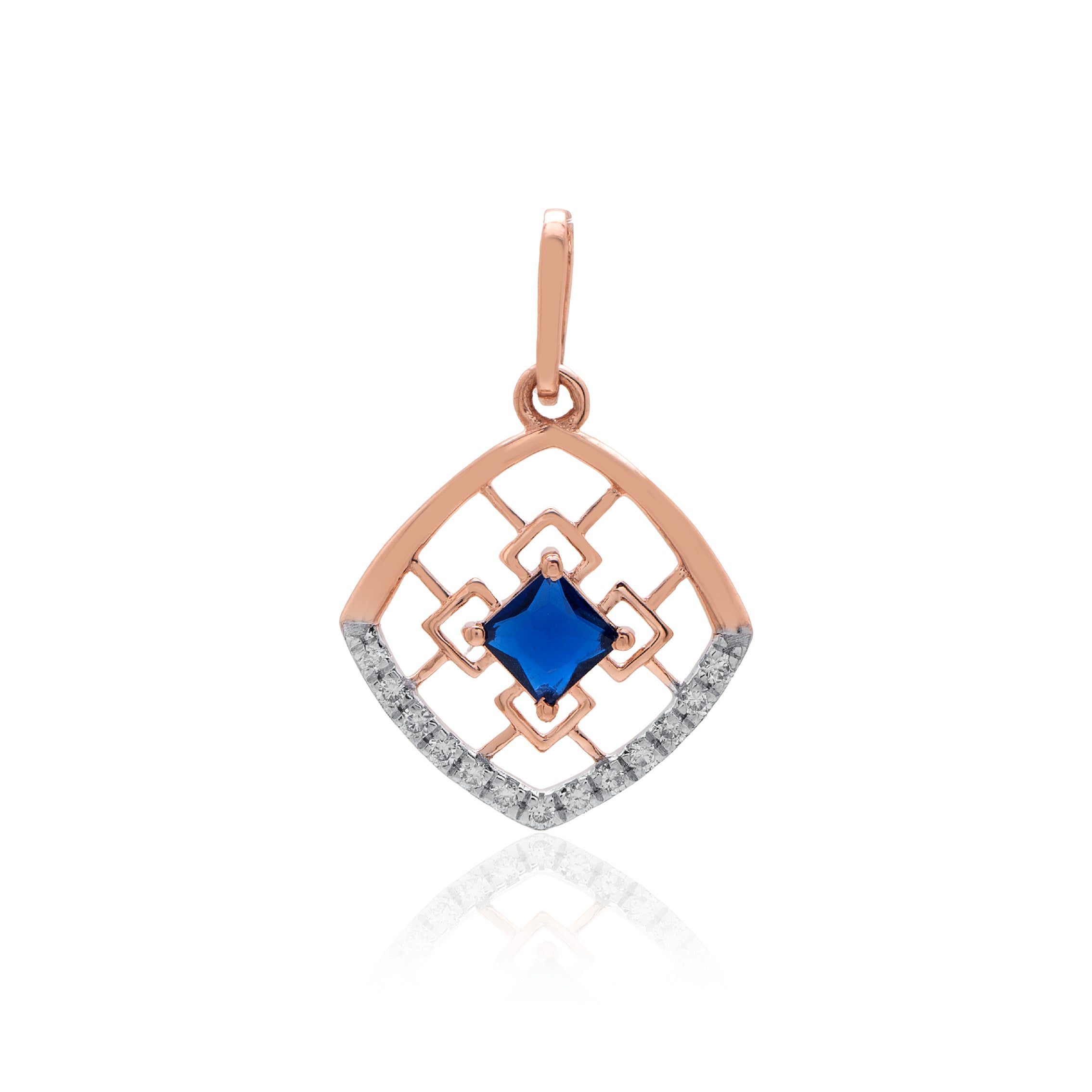 Virelle Halo Diamond Pendant