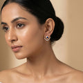 Serelle Halo Diamond Earrings