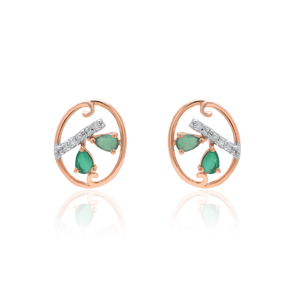 Arielle Halo Diamond Earrings