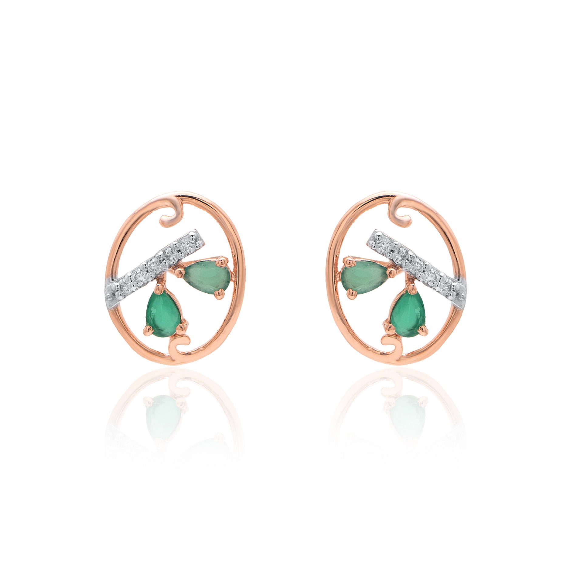 Arielle Halo Diamond Earrings