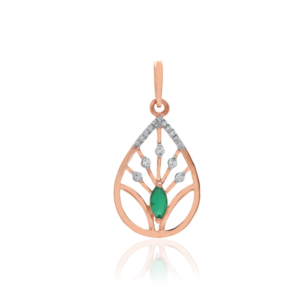 Novelle Halo Diamond Pendant