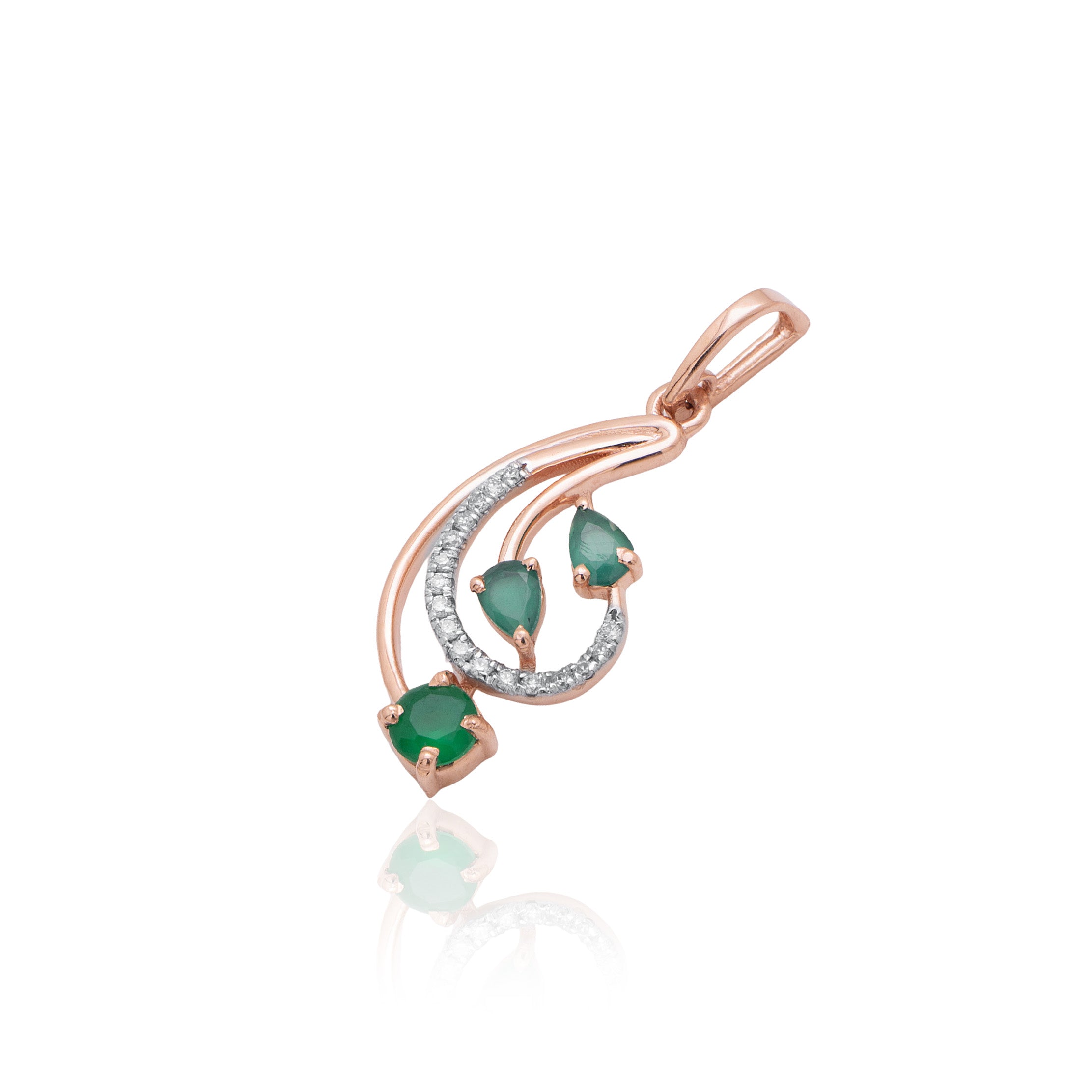 Calyra Halo Diamond Pendant