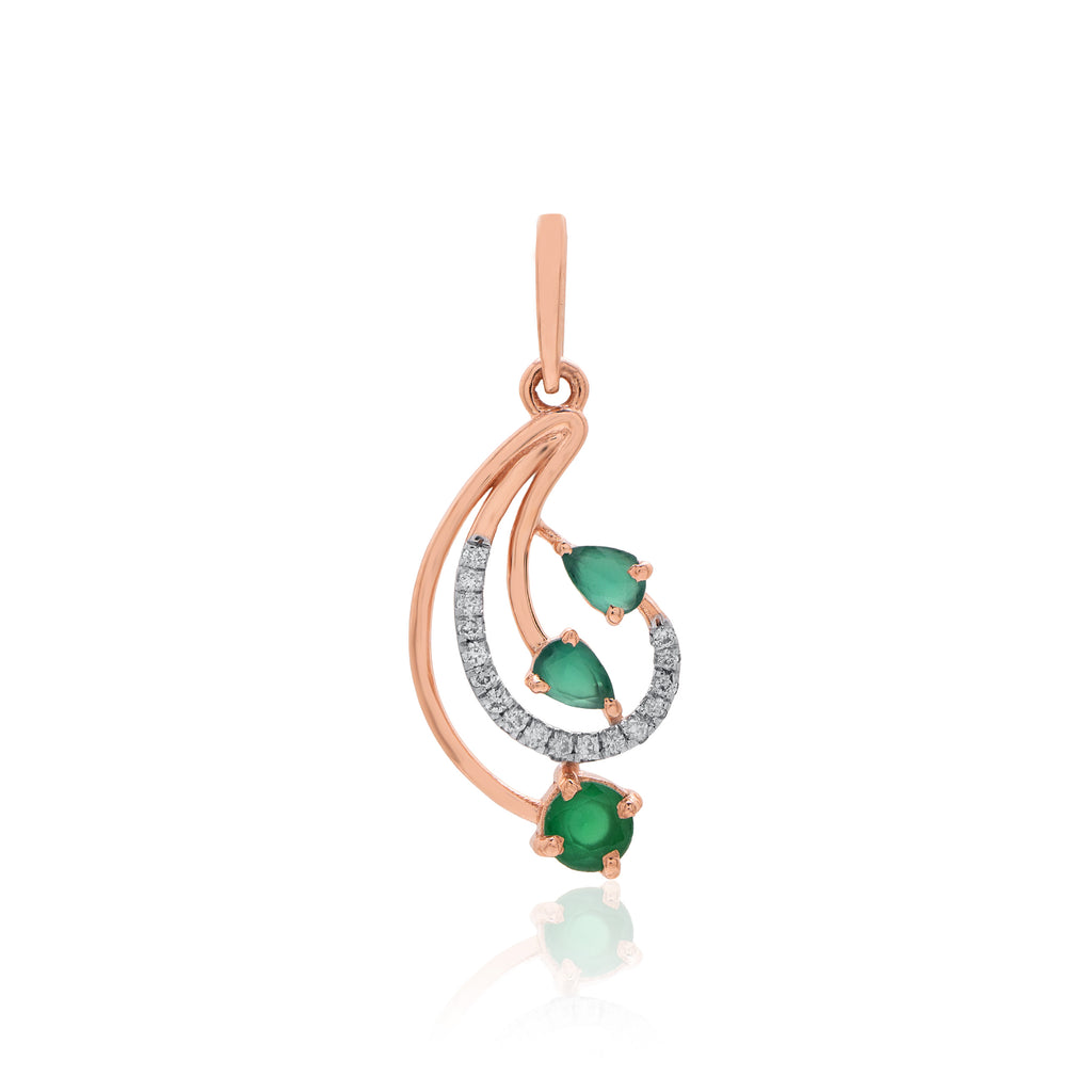 Calyra Halo Diamond Pendant