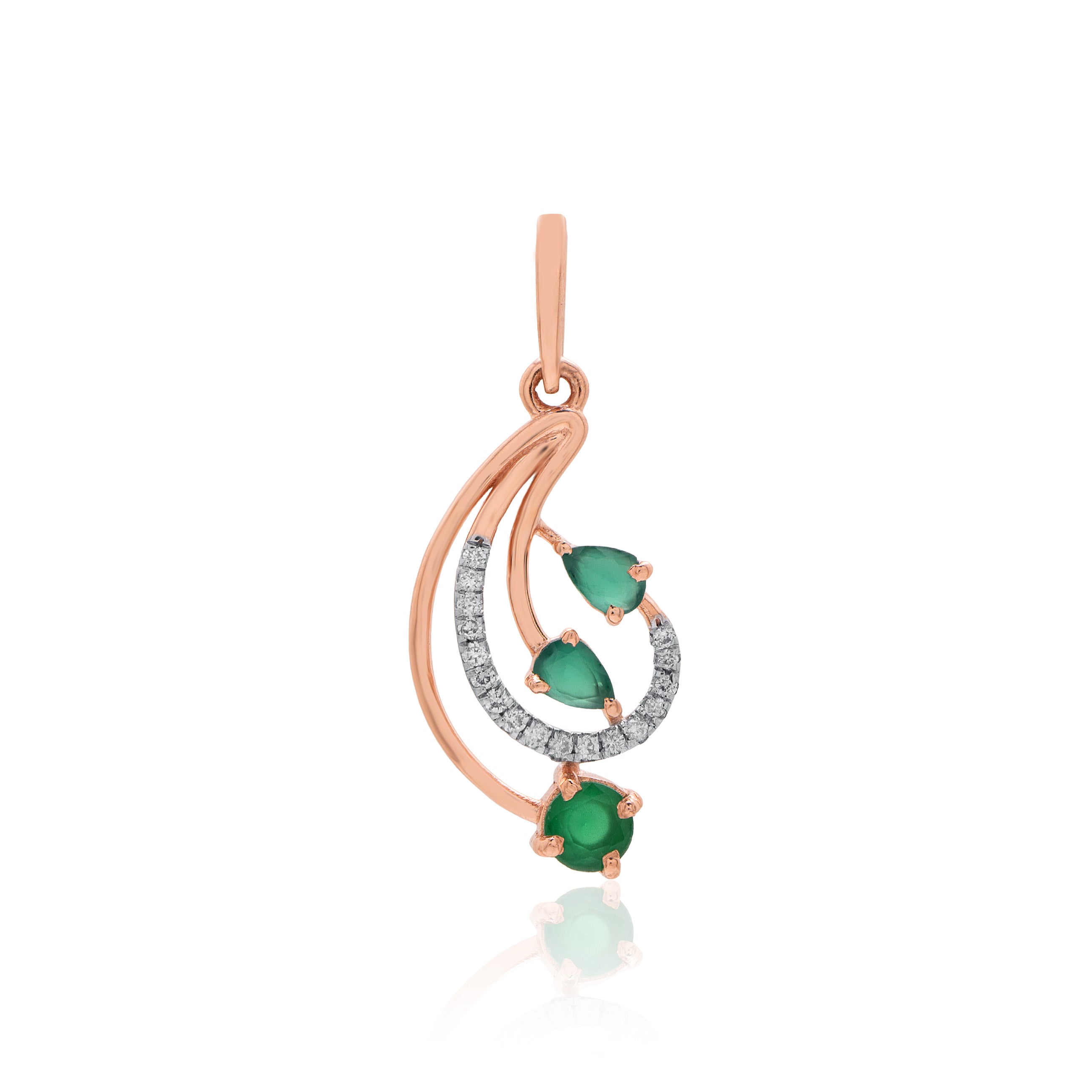 Calyra Halo Diamond Pendant
