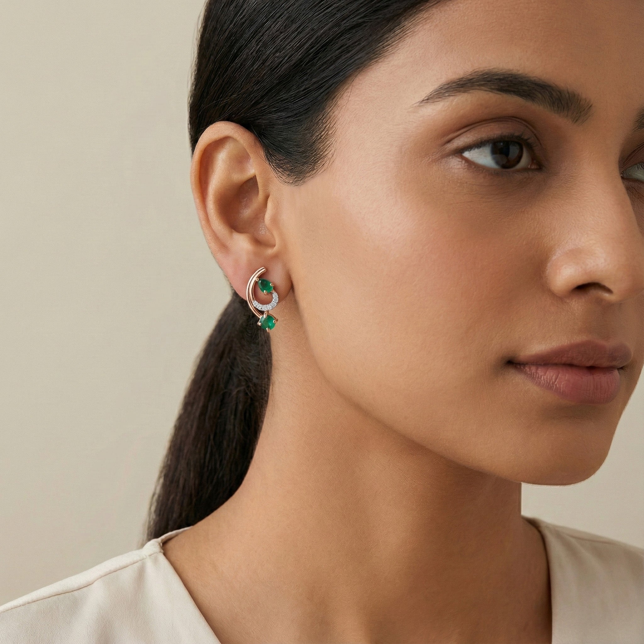 Mariselle Bloom Diamond Earrings