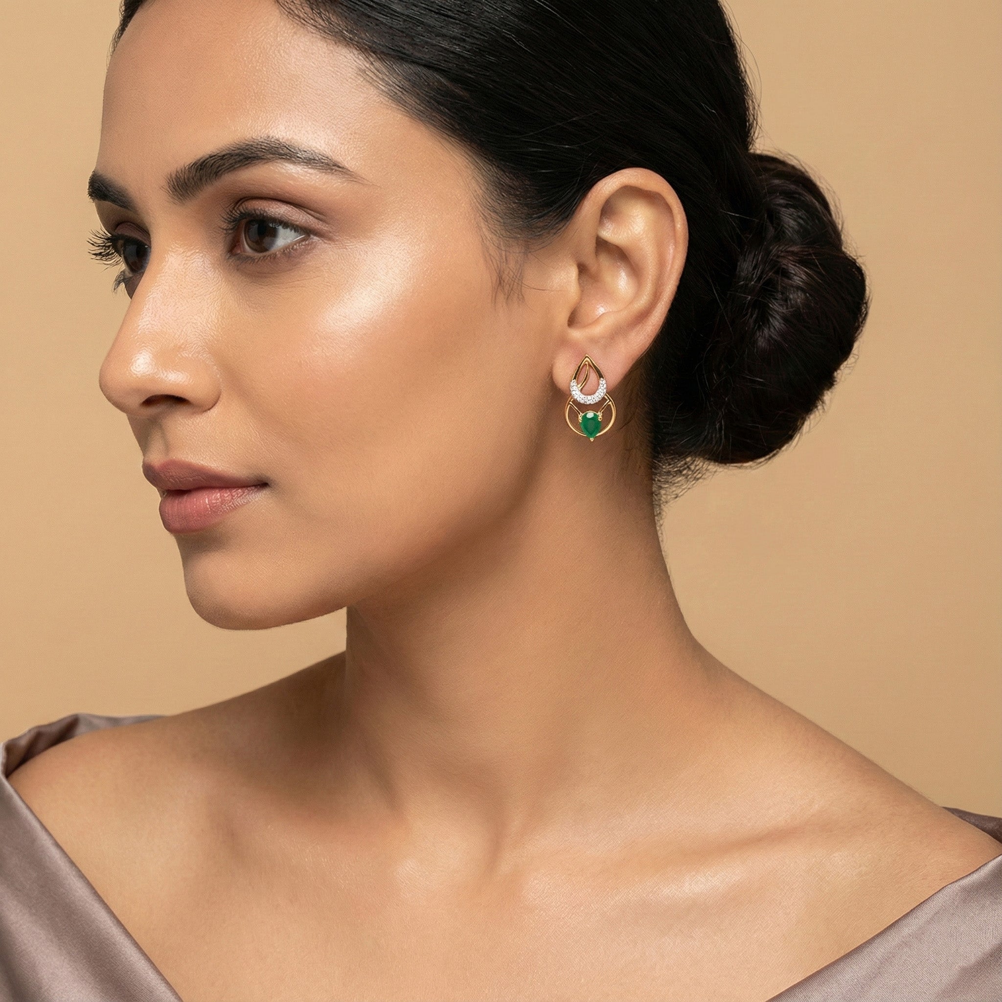 Nolira Halo Diamond Earrings