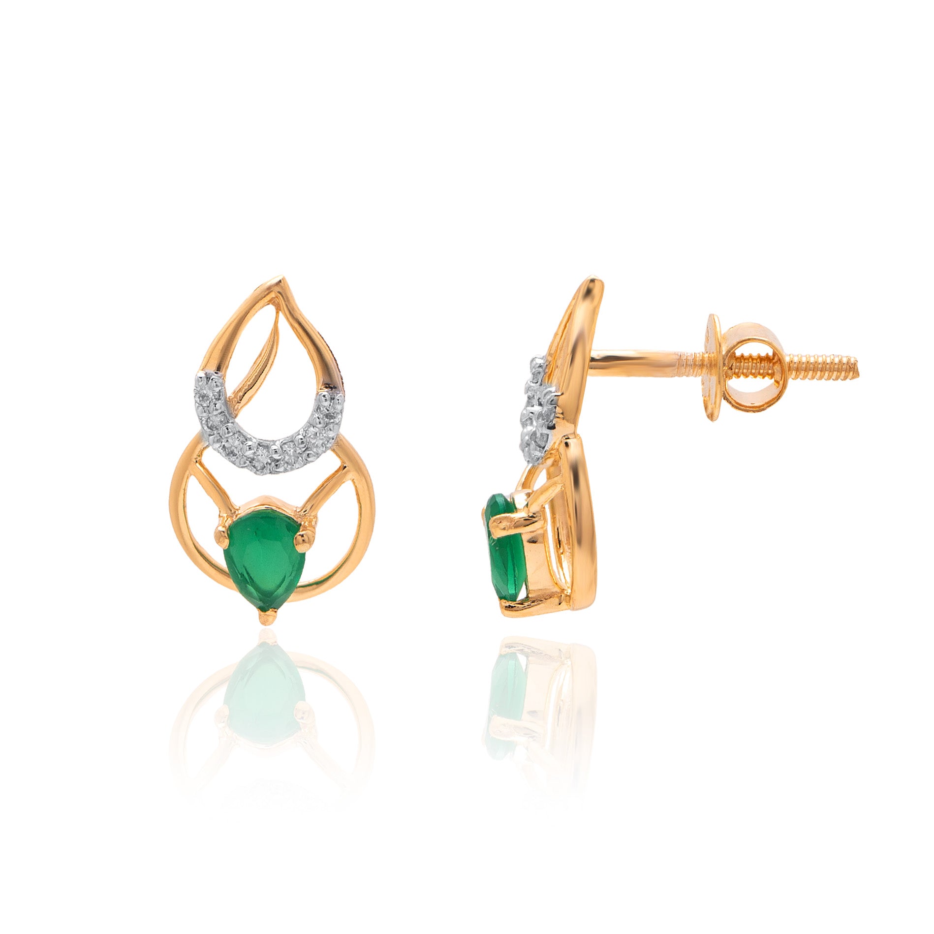 Nolira Halo Diamond Earrings