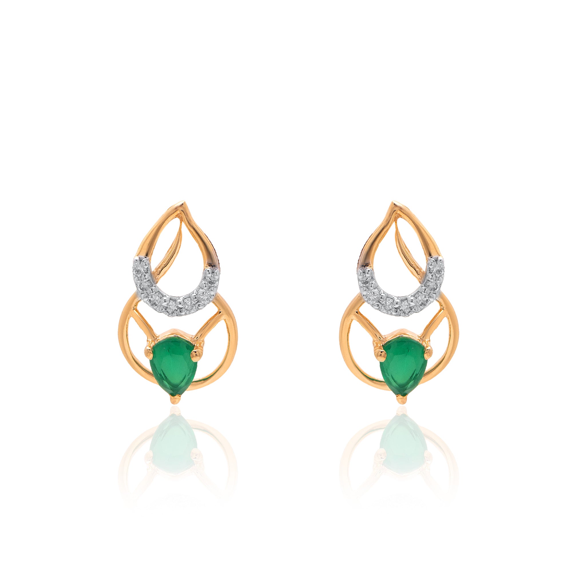 Nolira Halo Diamond Earrings