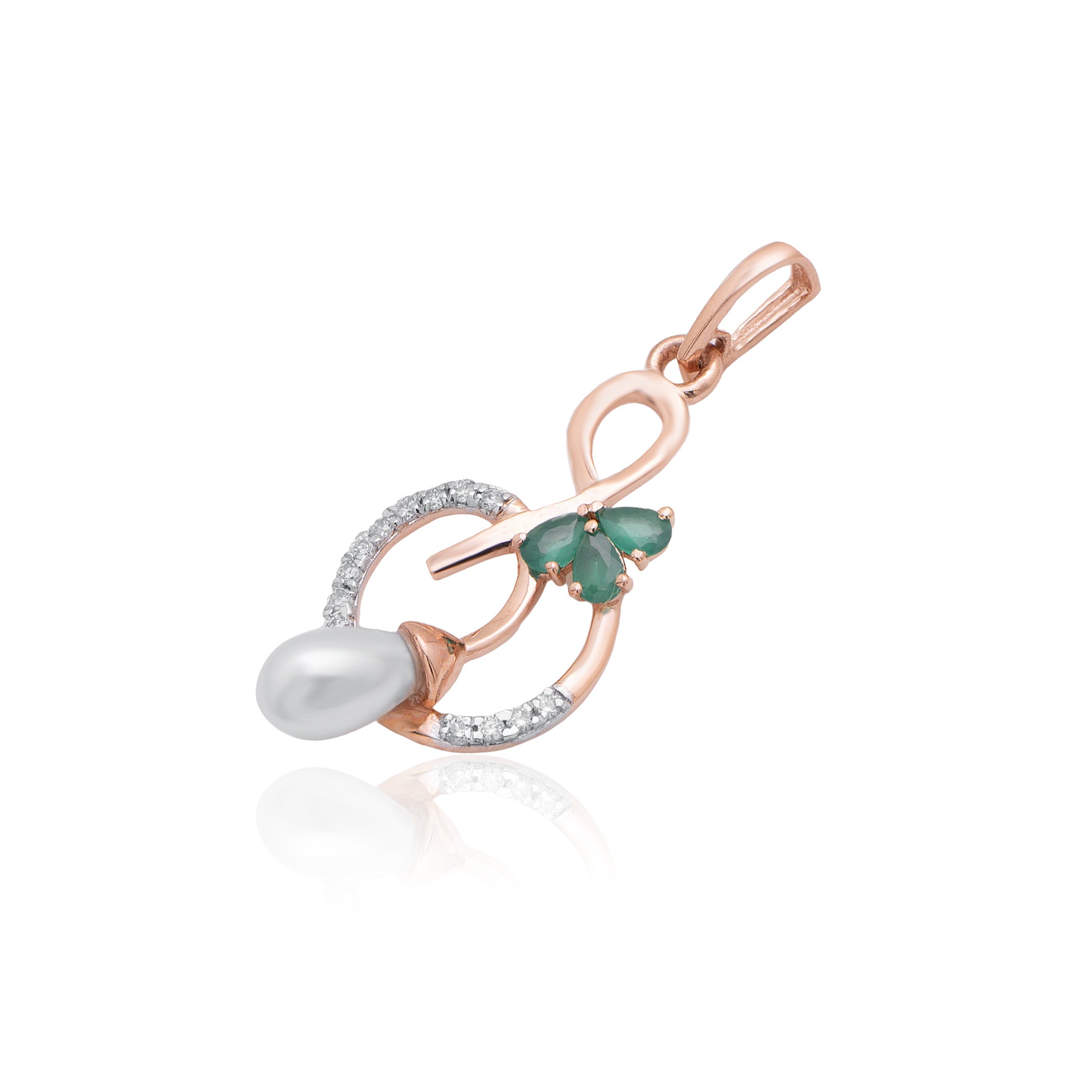 Tirielle Halo Diamond Pendant