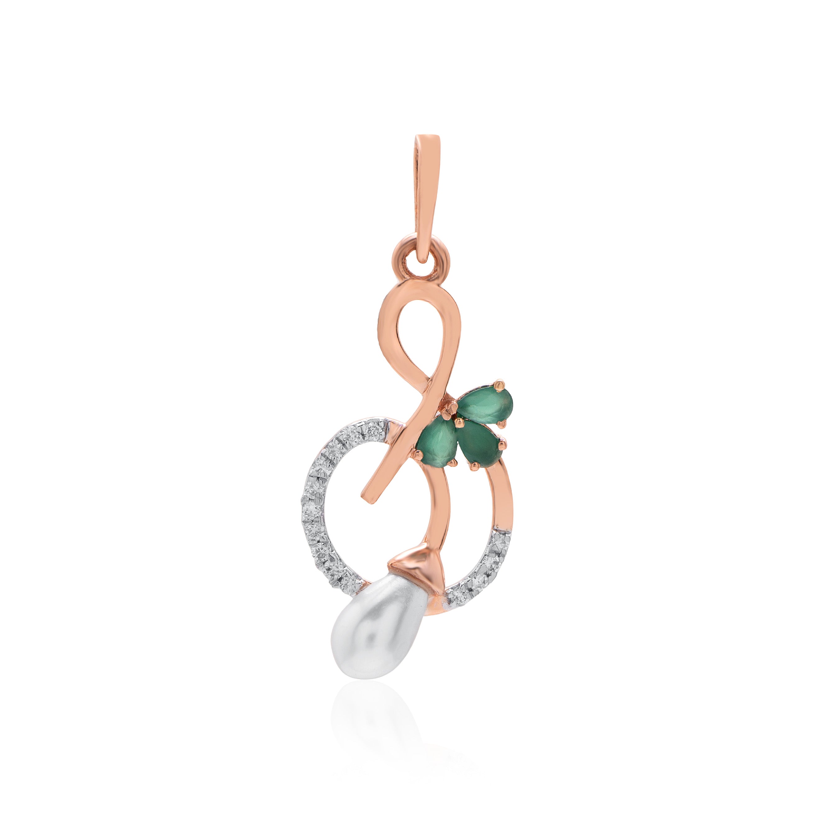 Tirielle Halo Diamond Pendant