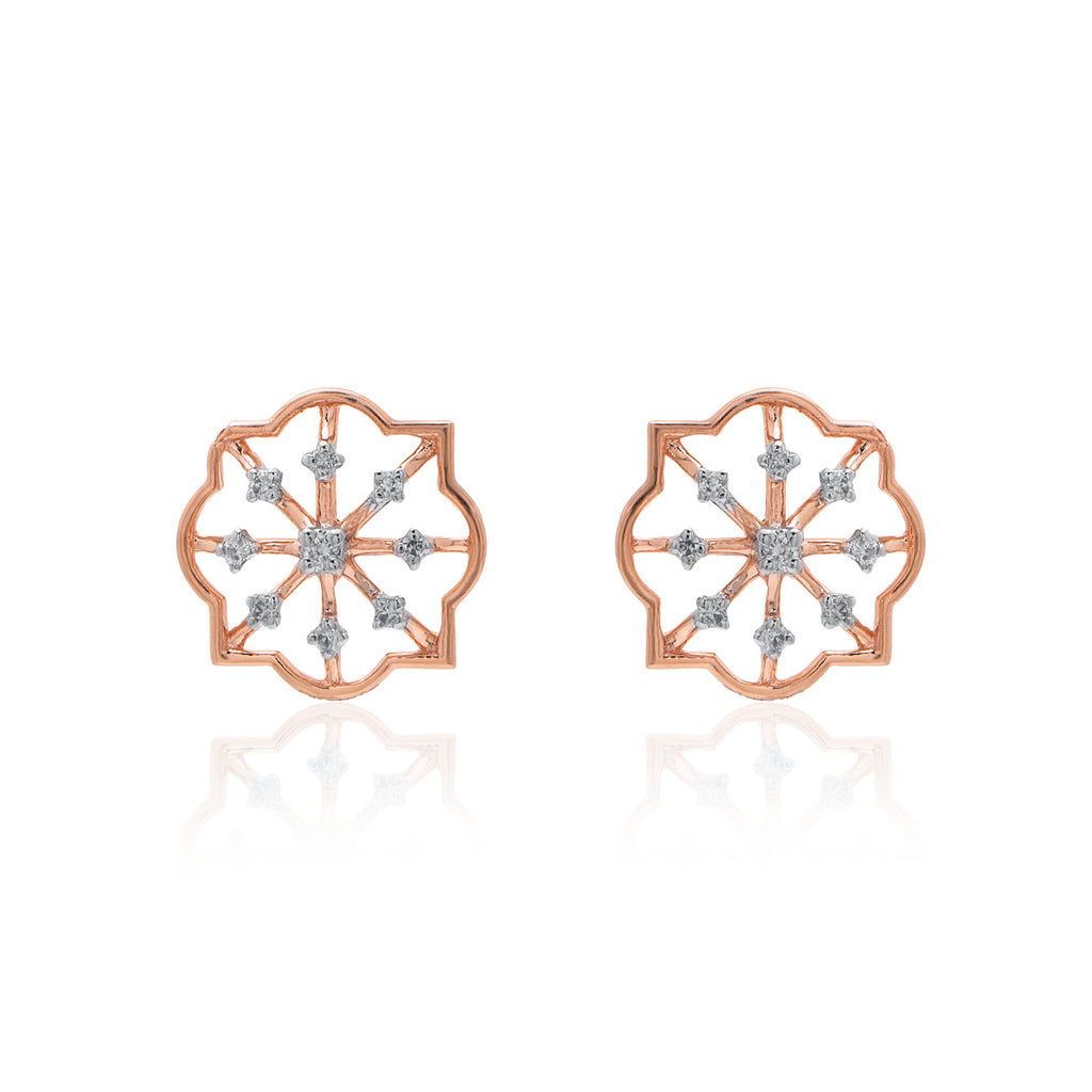 Serina Halo Diamond Pendant Set