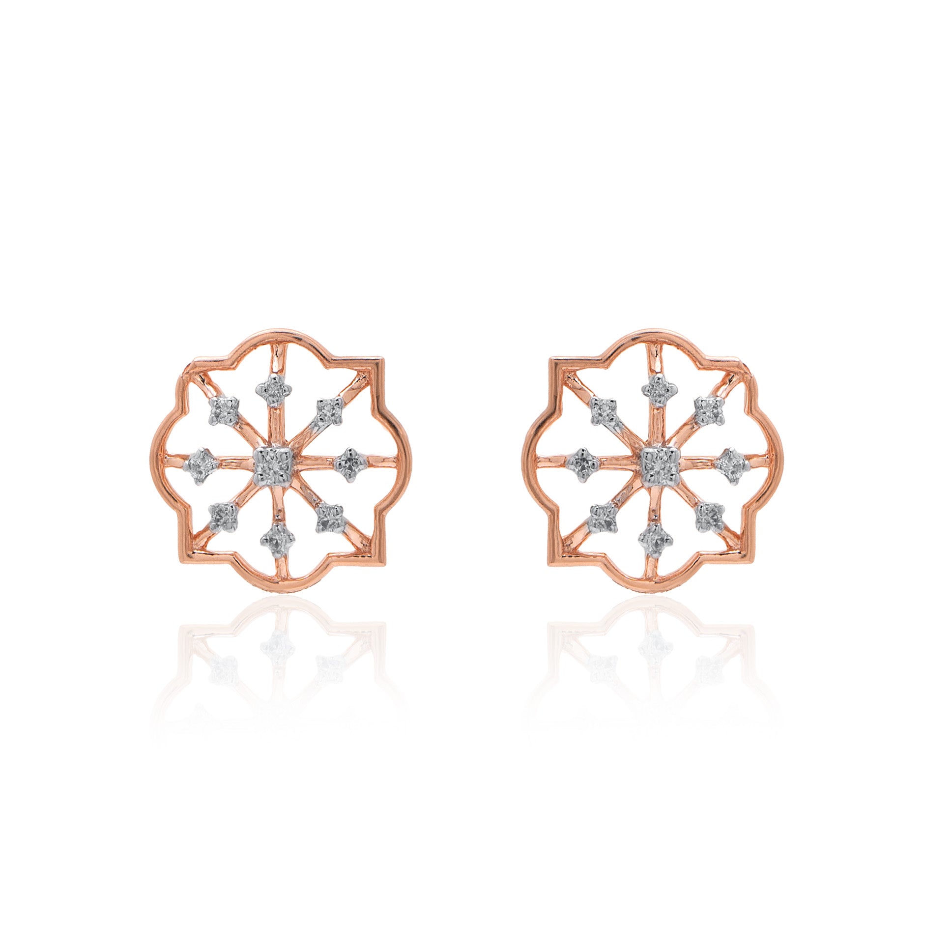 Tamera Bloom Diamond Earrings