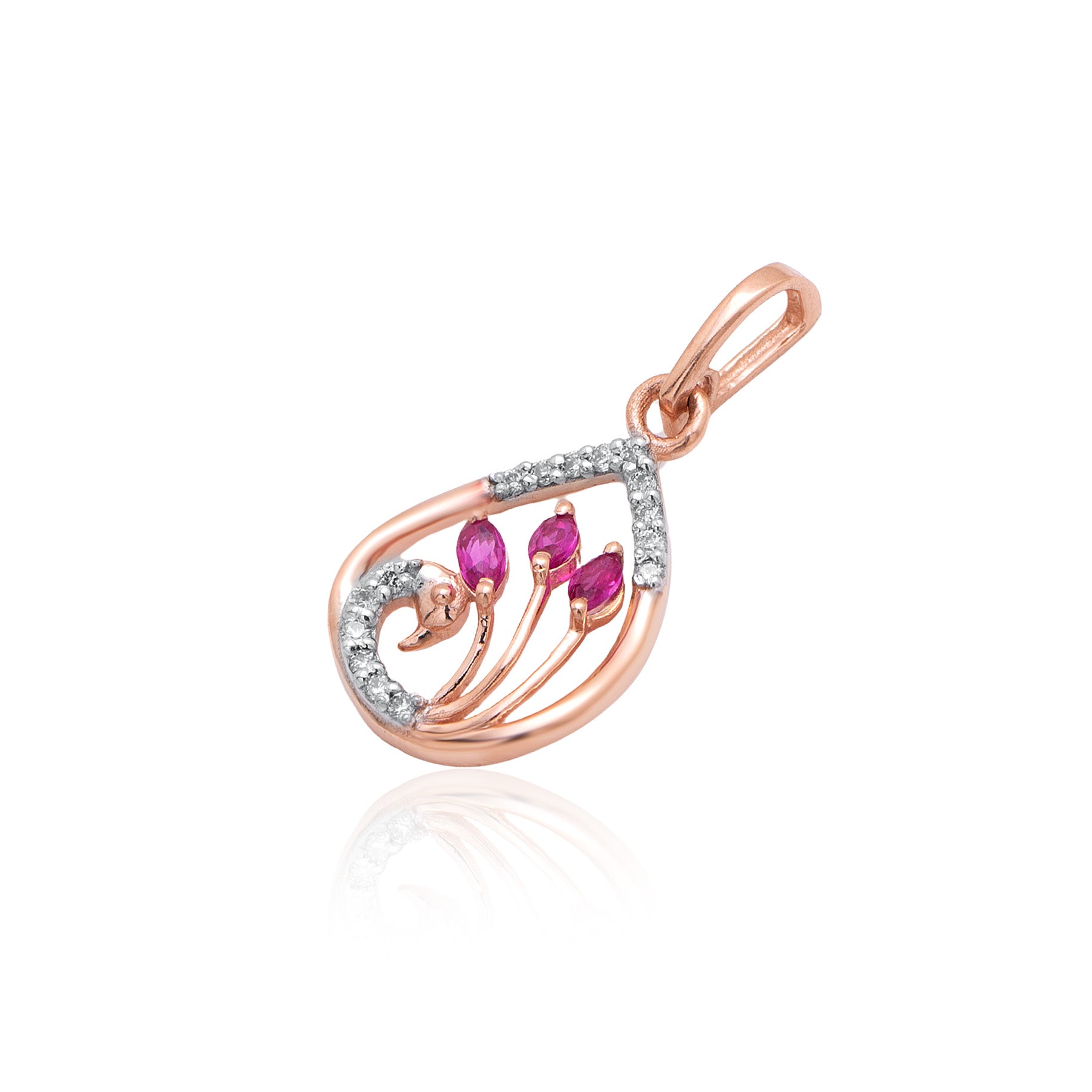Aveline Halo Diamond Pendant