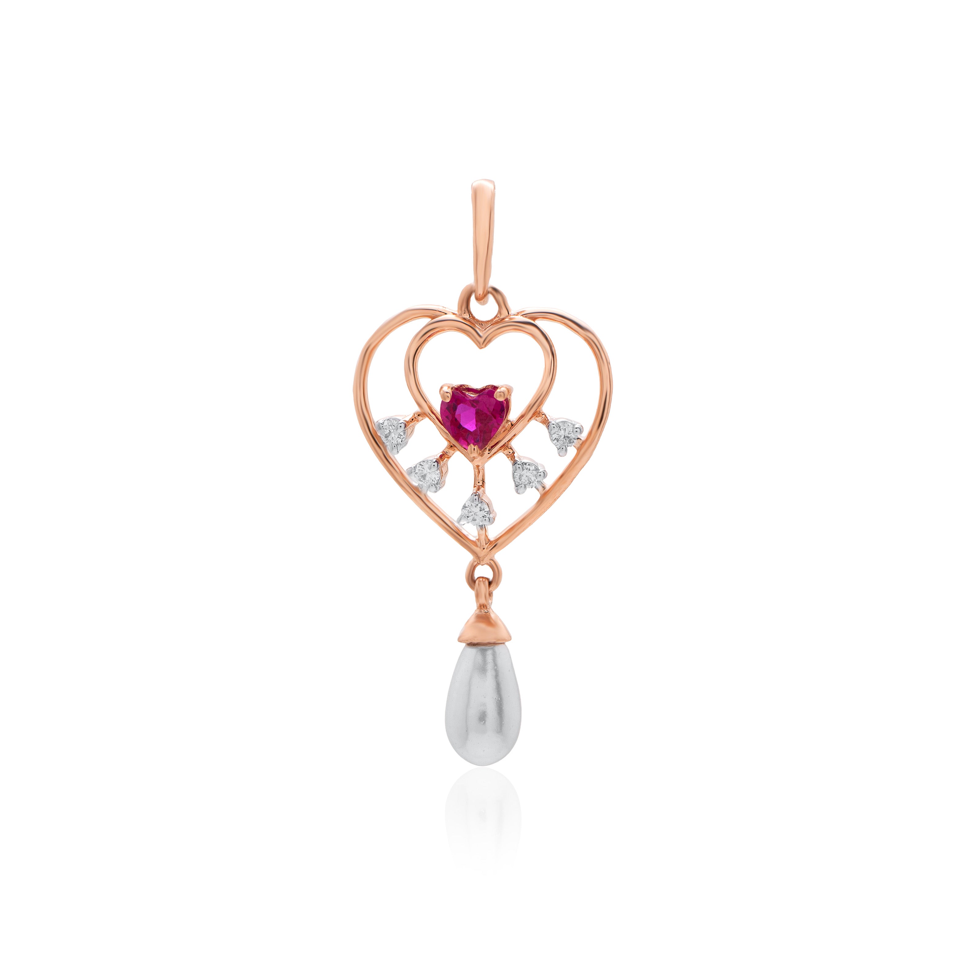Vaelene Halo Diamond Pendant Set
