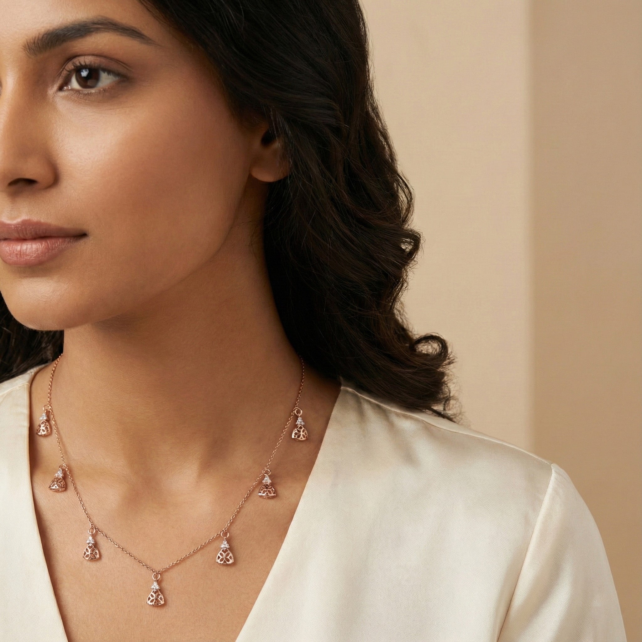Velisse Gleam Diamond Necklace