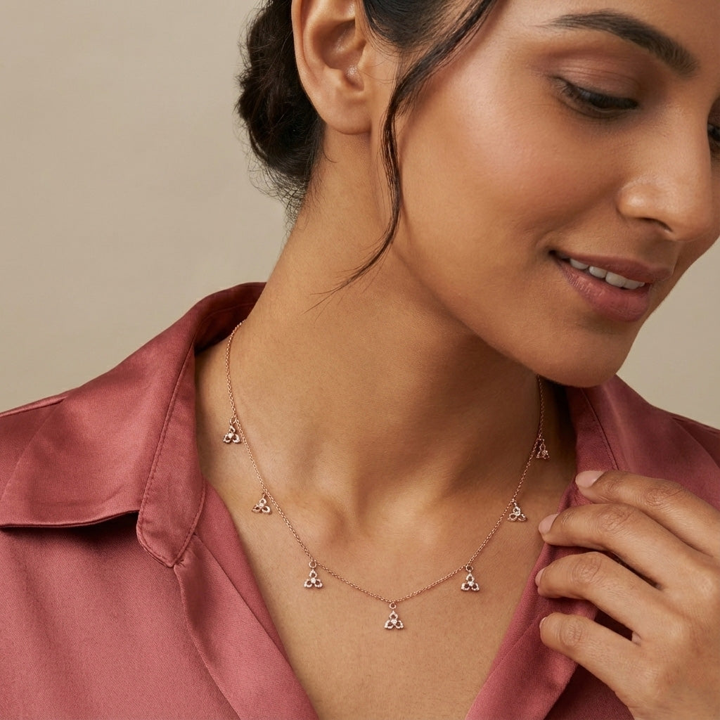 Marova Gleam Diamond Necklace