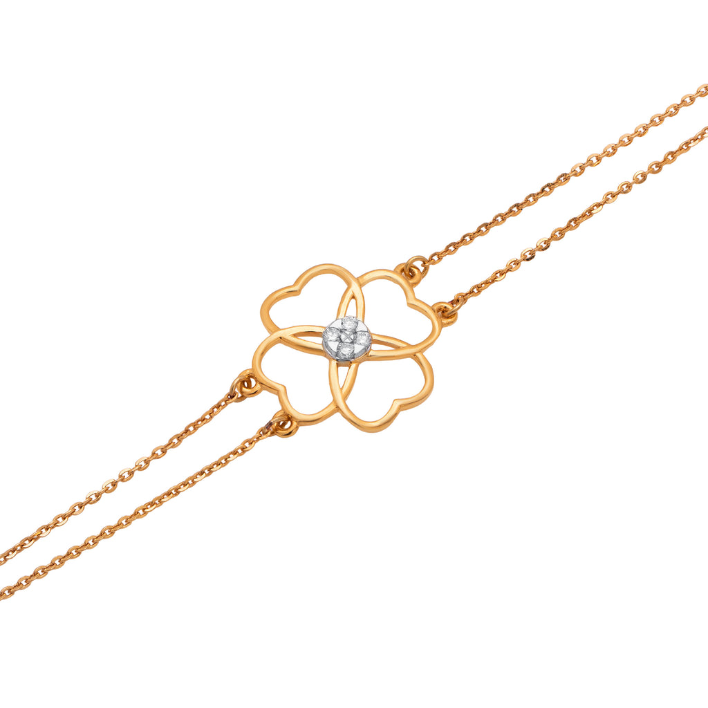 Liora Halo Diamond Bracelet