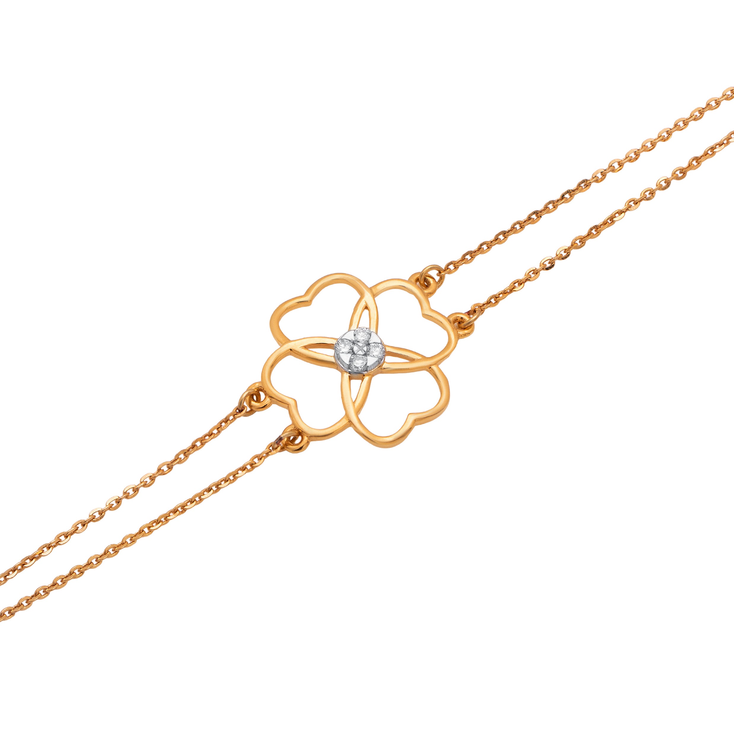 Liora Halo Diamond Bracelet