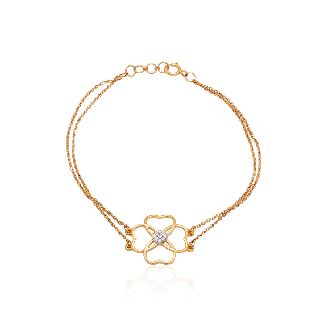 Liora Halo Diamond Bracelet