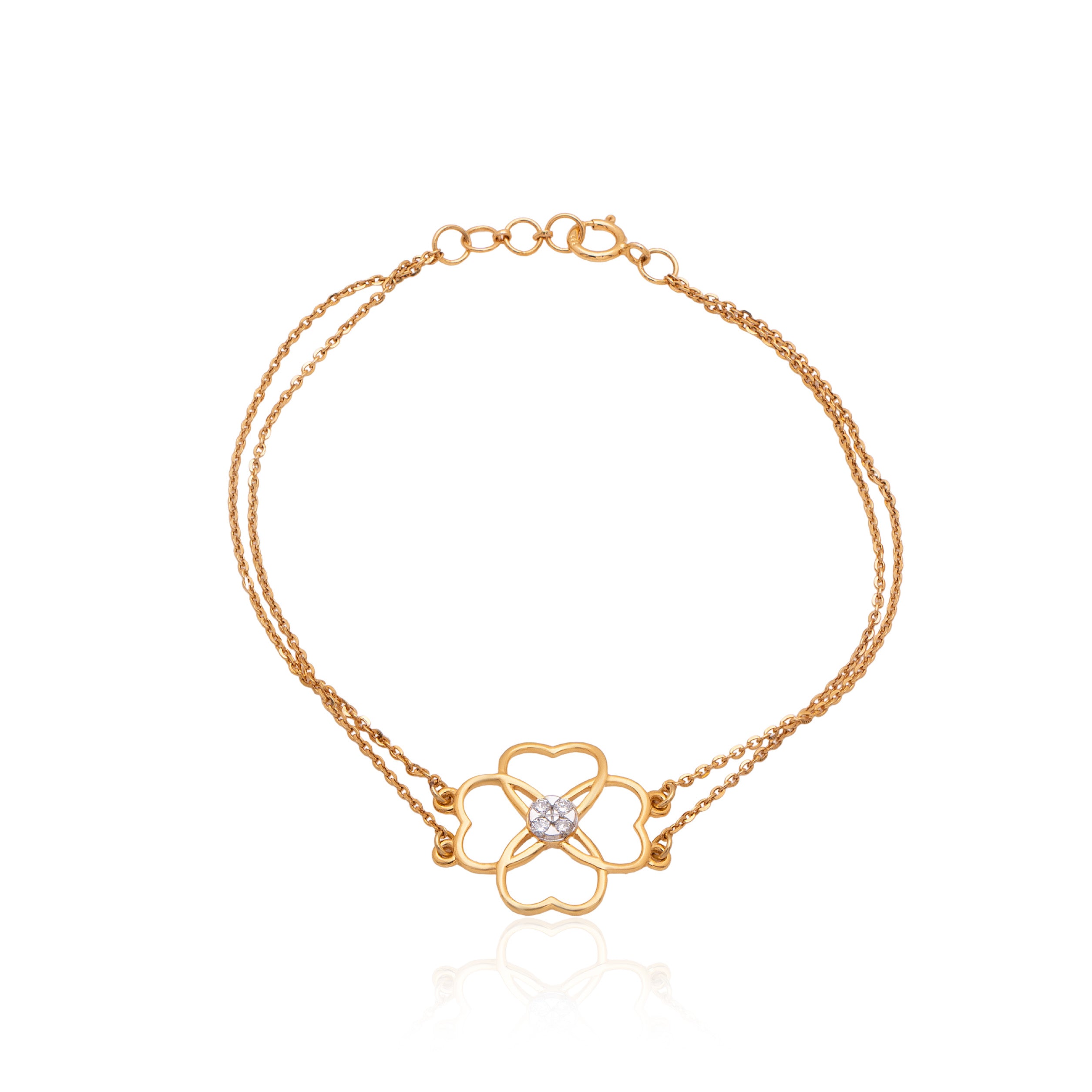 Liora Halo Diamond Bracelet