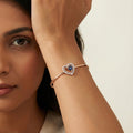 Maelis Halo Diamond Bracelet