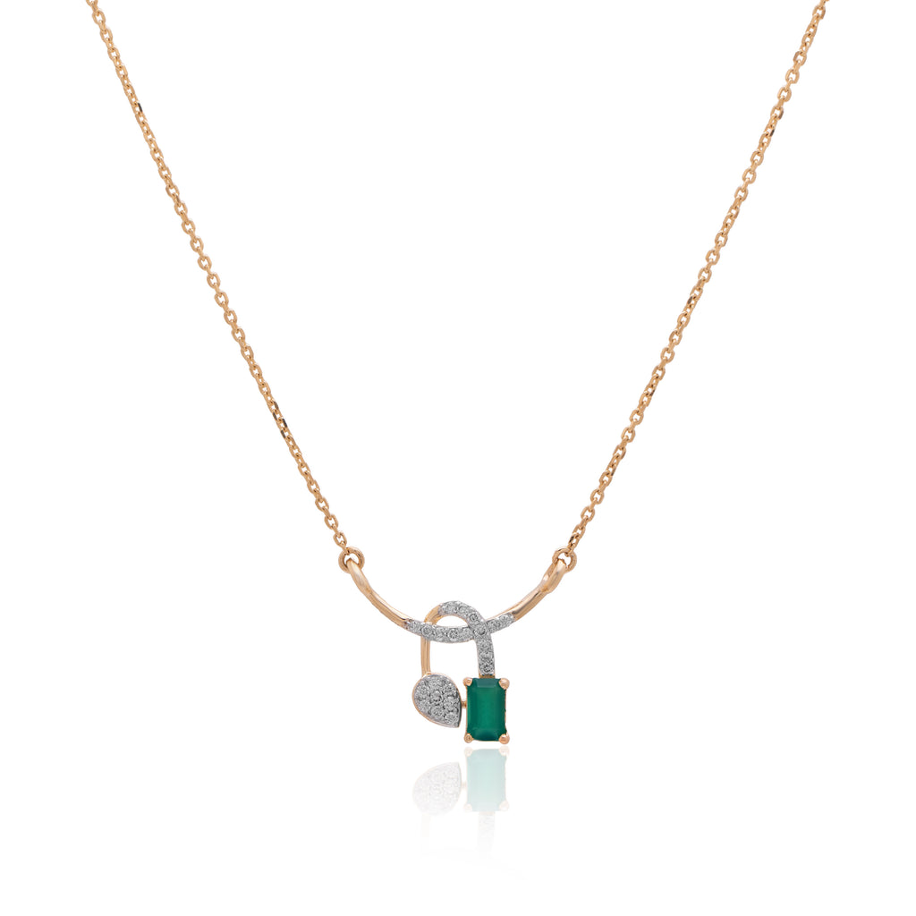 Lorielle Halo Diamond Pendant