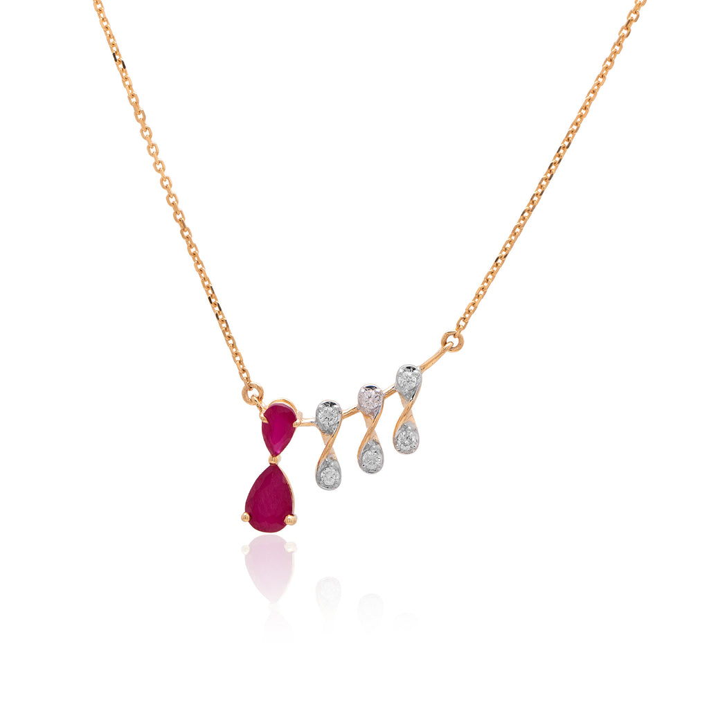 Nerisse Halo Diamond Pendant