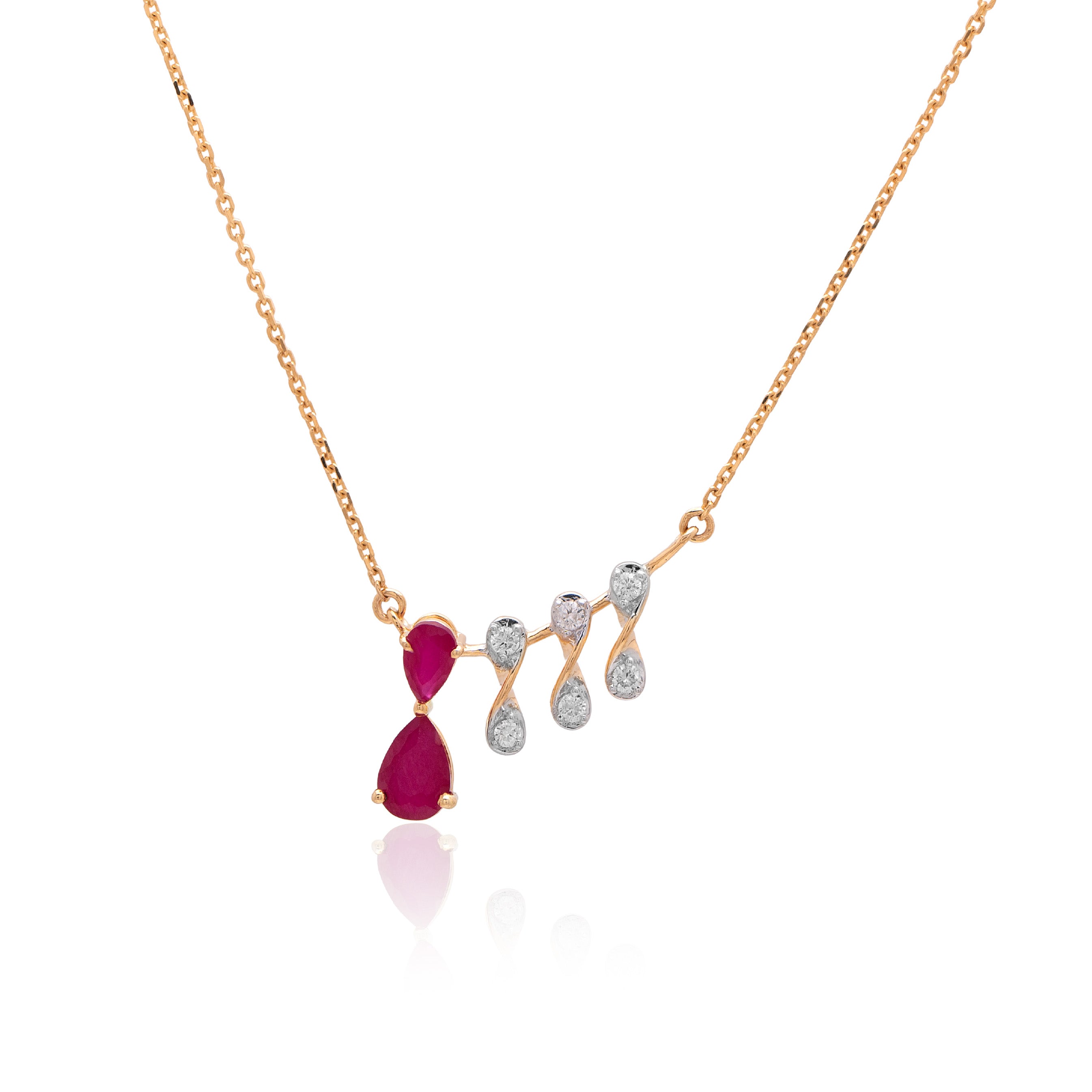 Nerisse Halo Diamond Pendant