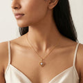 Avenza Halo Diamond Pendant Set