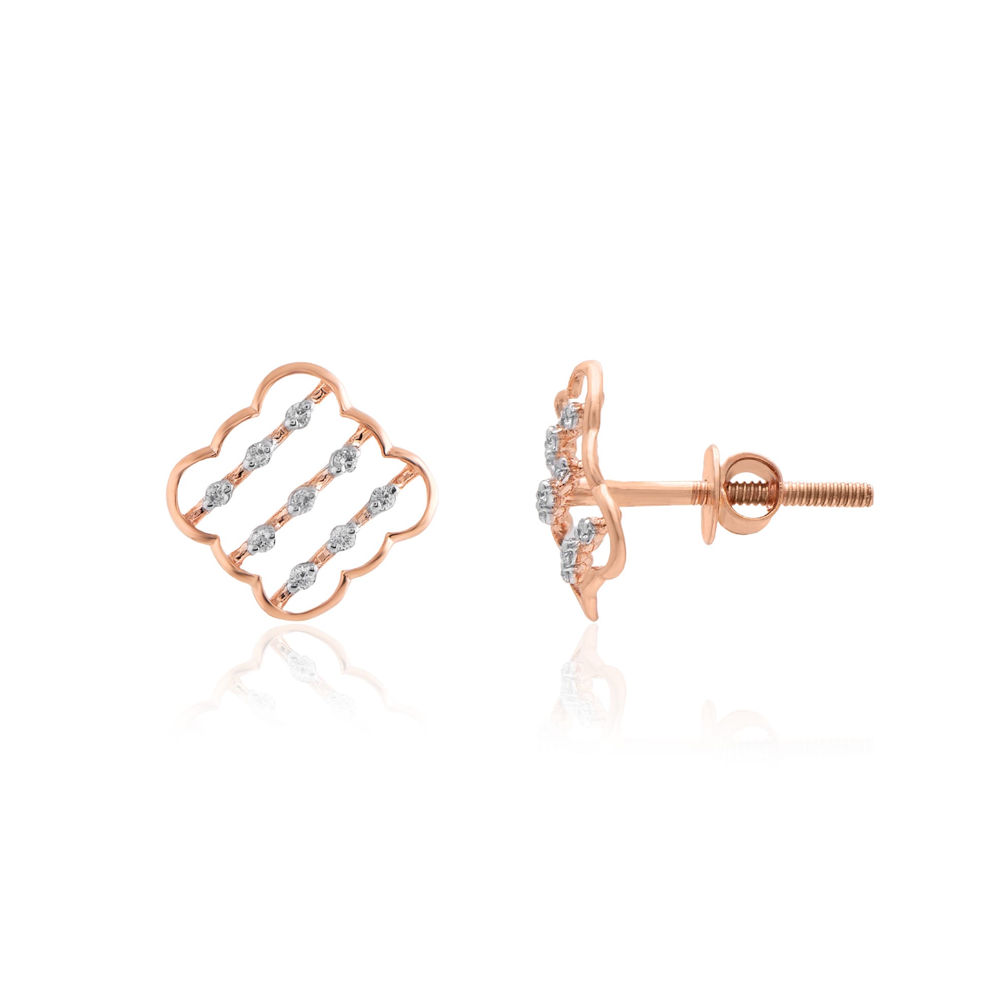 Zivara Gleam Diamond Earrings