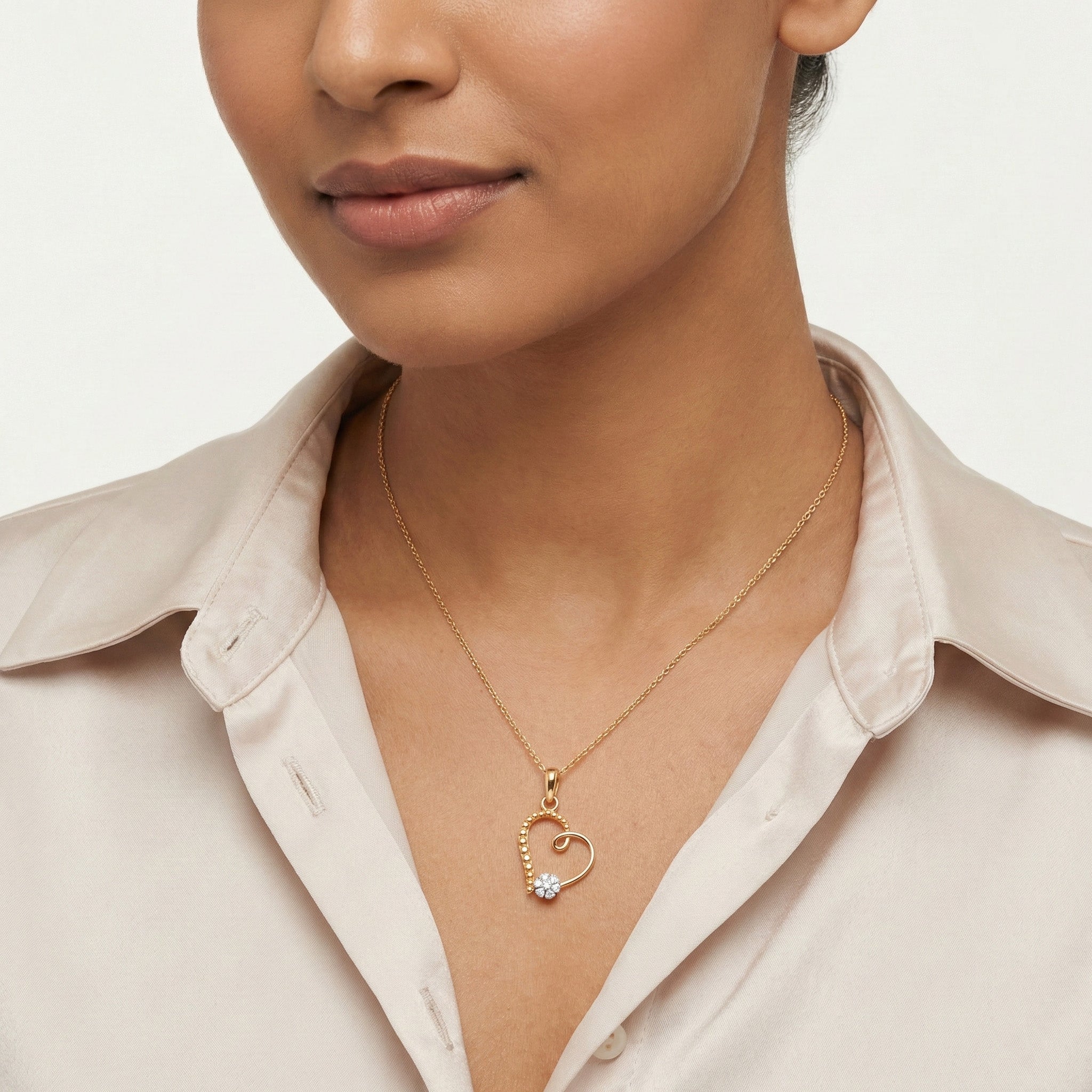 Selvara Gleam Diamond Pendant