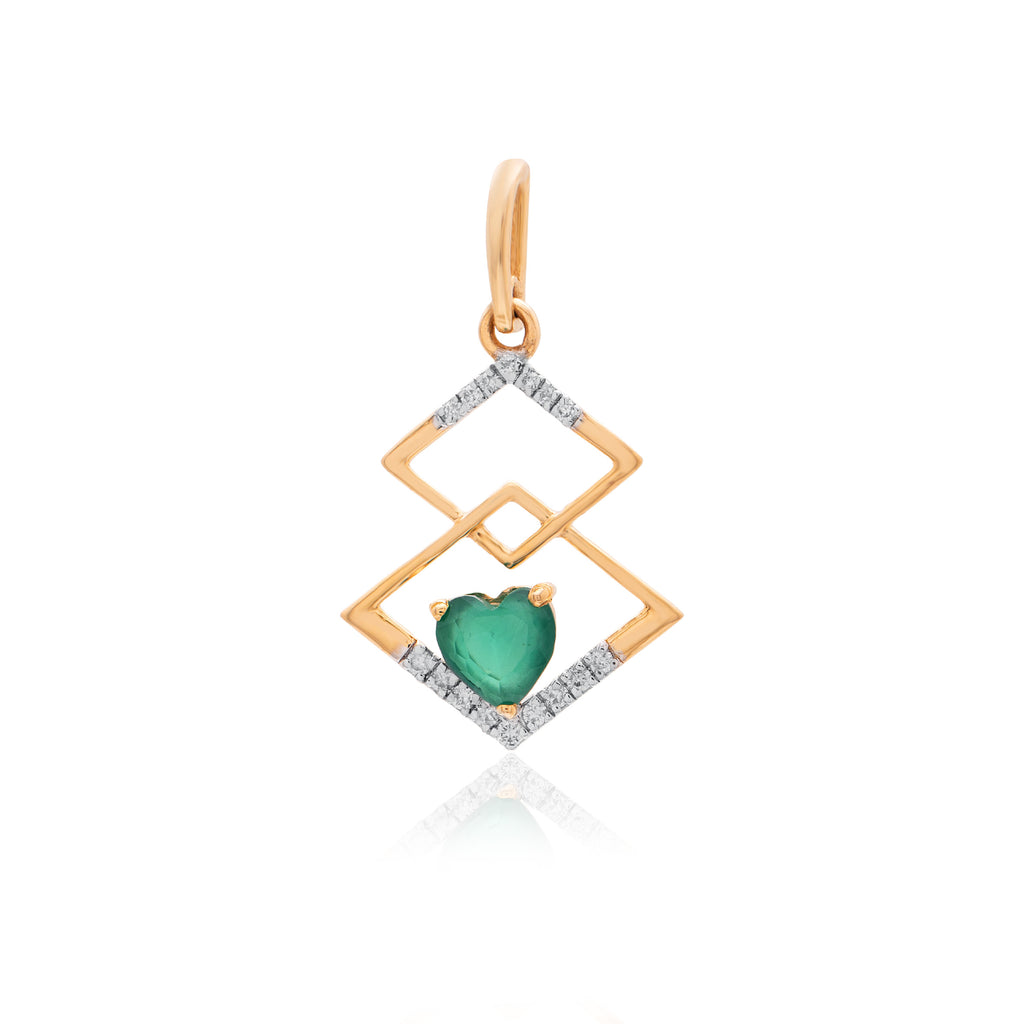 Aurelia Gleam Diamond Pendant