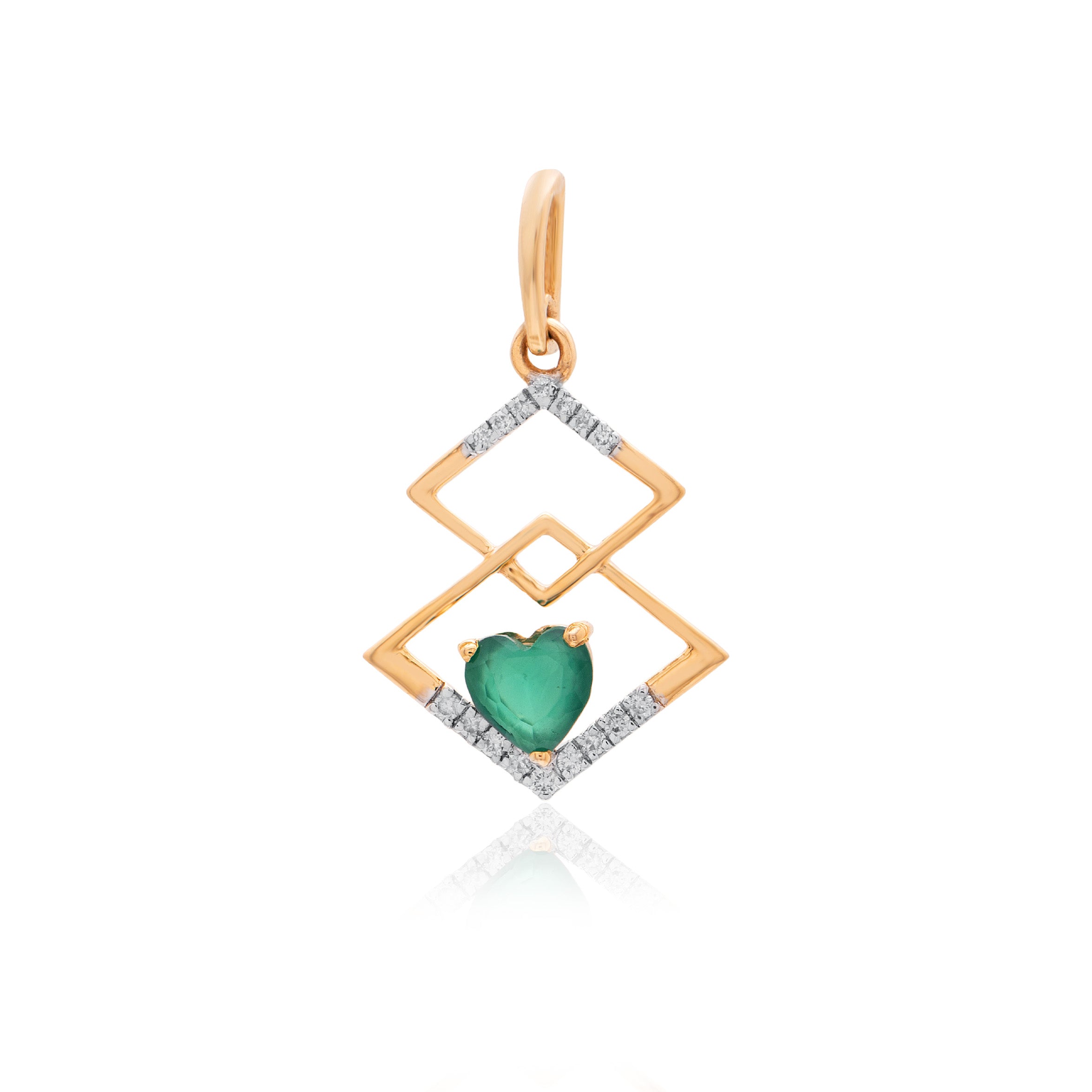 Aurelia Gleam Diamond Pendant