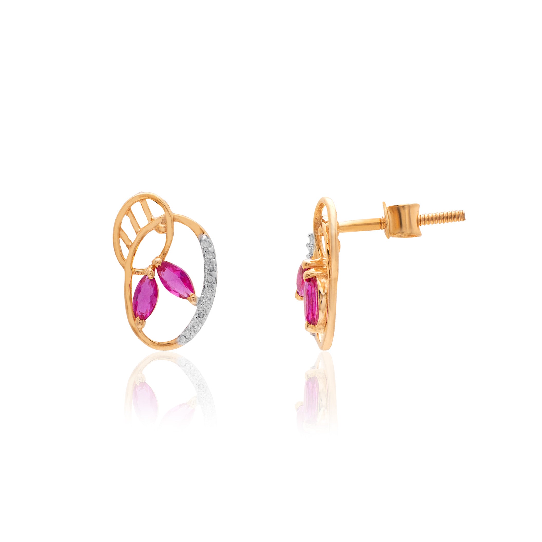 Nerina Gleam Diamond Earrings
