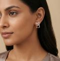 Premium Gold Diamond Earrings (103655)